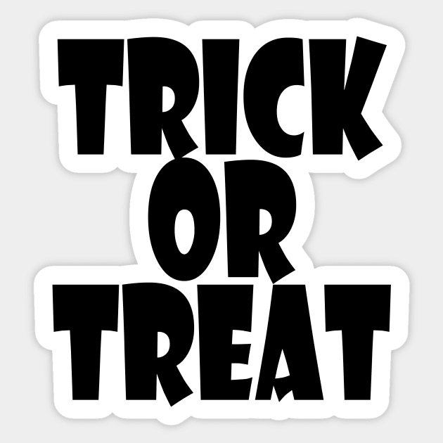 Trick or Treat Sticker by MonarchGraphics